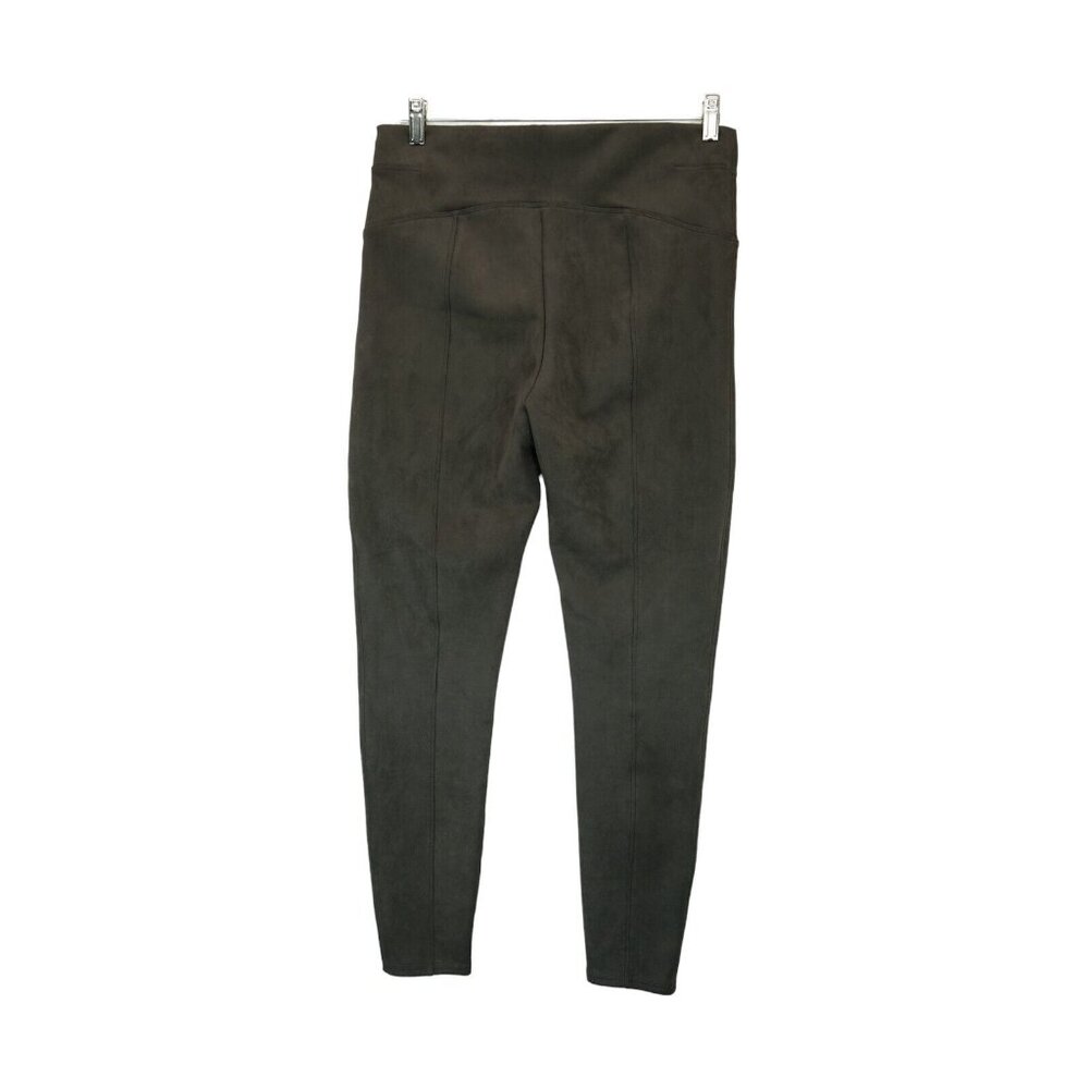 SPANX Faux‎ Suede High Waisted LEGGINGS-Dark Terracotta-#20322R Waist 32"